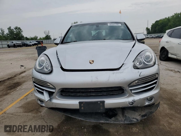 2014 Porsche Cayenne Diesel with VIN WP1AF2A23ELA38194, listed as a Copart auction lot 58563785 with 75,463 mi miles and Salvage title. Bid and sale history available at DreamBid. Image 5.