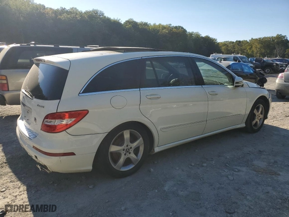 2011 Mercedes-Benz R-Class R 350 with VIN 4JGCB6FE1BA127233, listed as a Copart auction lot 73238394 with 0 mi miles and Salvage Title. Bid and sale history available at carsss.com. Image 3.