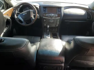 2015 Infiniti QX80 with VIN JN8AZ2NF9F9572311, listed as a Copart auction lot 77469224 with 0 mi miles and Salvage Title. Bid and sale history available at carsss.com. Image 8.