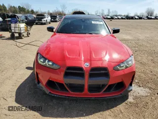 2023 BMW M3 Competition xDrive with VIN WBS43AY03PFN58833, listed as a Copart auction lot 53301495 with 32,032 mi miles and Salvage title. Bid and sale history available at DreamBid. Image 5.