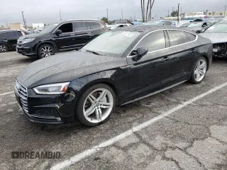 2019 Audi A5 Sportback Premium Plus with VIN WAUENCF54KA028874, listed as a Copart auction lot 48517763 with 53,105 mi miles. Bid and sale history available at carsss.com. Image 1.