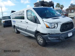 2016 Ford Transit Wagon XL with VIN 1FBZX2ZM5GKB32047, listed as a IAAI auction lot 41710159 with 321,489 mi miles. Bid and sale history available at carsss.com. Image 1.