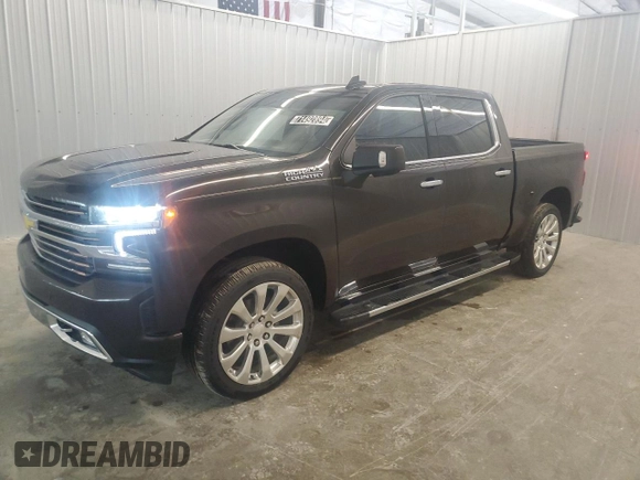 2019 Chevrolet Silverado 1500 High Country with VIN 1GCUYHED8KZ192187, listed as a Copart auction lot 71492894 with 102,031 mi miles and Clean Title. Bid and sale history available at carsss.com. Image 1.