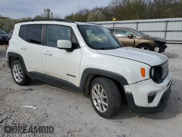 2020 Jeep Renegade Latitude with VIN ZACNJABBXLPL94013, listed as a Copart auction lot 49585995 with 87,659 mi miles and Salvage Title. Bid and sale history available at DreamBid. Image 4.