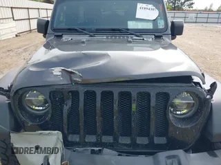 2021 Jeep Wrangler Unlimited Sport S with VIN 1C4HJXDG2MW700461, listed as a IAAI auction lot 41894307 with 82,454 mi miles. Bid and sale history available at carsss.com. Image 10.