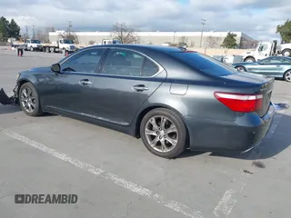 2008 Lexus LS 460 with VIN JTHBL46F185079002, listed as a IAAI auction lot 41724629 with Not Provided miles and . Bid and sale history available at DreamBid. Image 3.
