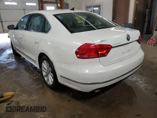 2013 Volkswagen Passat SEL Premium with VIN 1VWCH7A38DC047575, listed as a Copart auction lot 44623015 with 159,370 mi miles and Salvage Title. Bid and sale history available at carsss.com. Image 2.