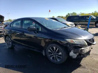 2014 Honda Civic Sedan EX with VIN 19XFB2F8XEE274575, listed as a Copart auction lot 72812584 with 151,172 mi miles and Salvage Title. Bid and sale history available at carsss.com. Image 4.
