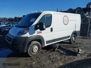 2022 Ram ProMaster Cargo Van with VIN 3C6LRVAG8NE124566, listed as a IAAI auction lot 41328160 with 46,550 mi miles. Bid and sale history available at carsss.com. Image 17.