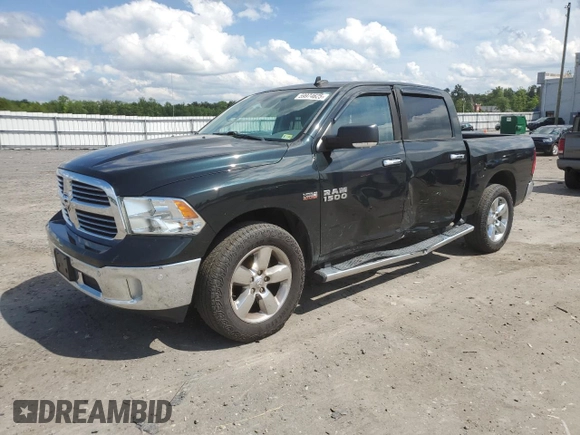 2017 Ram 1500 Big Horn with VIN 3C6RR7LT5HG525744, listed as a Copart auction lot 59974625 with 68,441 mi miles and Salvage title. Bid and sale history available at DreamBid. Image 1.