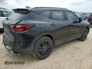 2021 Chevrolet Blazer LT with VIN 3GNKBCR43MS542080, listed as a Copart auction lot 54705855 with 79,337 mi miles and Salvage title. Bid and sale history available at DreamBid. Image 3.