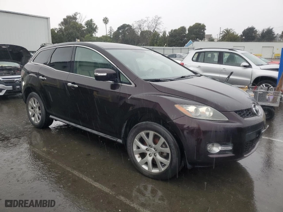 2009 Mazda CX-7 Grand Touring with VIN JM3ER29L190225214, listed as a Copart auction lot 43742495 with NaN miles and Clean Title. Bid and sale history available at carsss.com. Image 4.