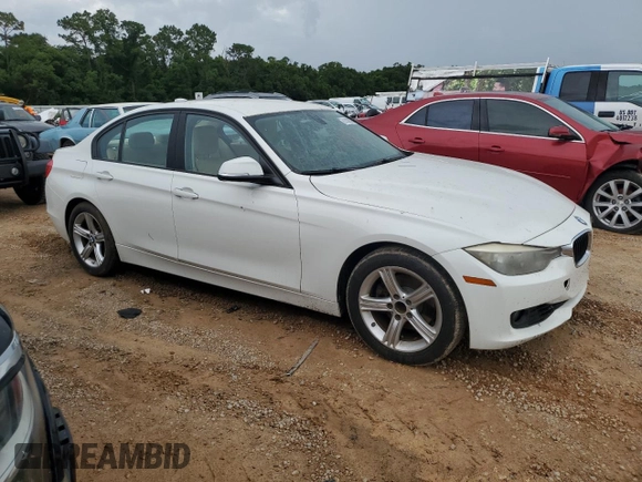 2014 BMW 3 Series 328i with VIN WBA3A5C59EP601899, listed as a Copart auction lot 61430675 with 205,396 mi miles and Salvage title. Bid and sale history available at DreamBid. Image 4.