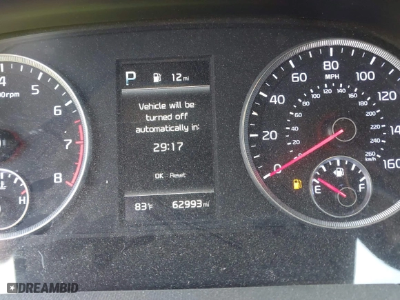 2022 Kia K5 LXS with VIN 5XXG14J25NG084342, listed as a IAAI auction lot 41360345 with 62,993 mi miles. Bid and sale history available at carsss.com. Image 12.
