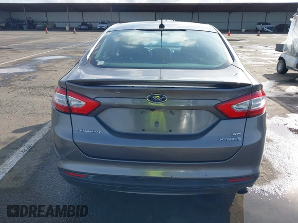 2013 Ford Fusion SE Hybrid with VIN 3FA6P0LU4DR267643, listed as a IAAI auction lot 41846681 with 148,002 mi miles. Bid and sale history available at carsss.com. Image 16.