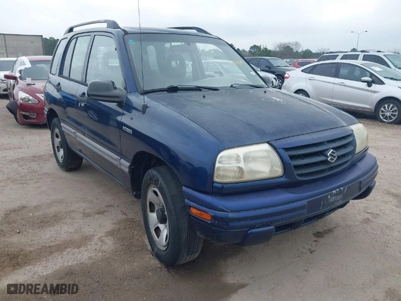 2002 Suzuki Vitara JLX with VIN 2S3TD52V026102000, listed as a IAAI auction lot 41579808 with 1,949,292 mi miles. Bid and sale history available at carsss.com. Image 1.