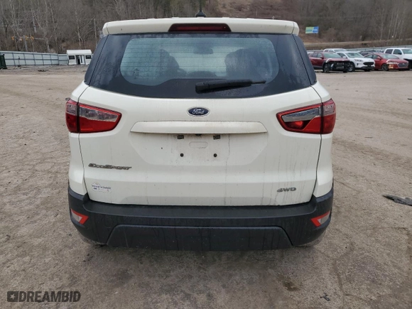 2020 Ford EcoSport S with VIN MAJ6S3FL7LC388263, listed as a Copart auction lot 46644555 with 78,397 mi miles and Salvage Title. Bid and sale history available at carsss.com. Image 6.