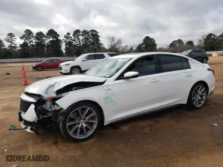 2020 Cadillac CT5 V-Series with VIN 1G6DR5RWXL0134419, listed as a Copart auction lot 43484835 with 51,734 mi miles and Salvage Title. Bid and sale history available at carsss.com. Image 1.