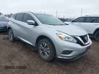 2017 Nissan Murano S z VIN 5N1AZ2MG8HN124363, wystawiony jako IAAI lot #42179437 z przebiegiem 134 561 mil mil oraz . Historia ofert i sprzedaży dostępna na DreamBid. Obrazek 1.