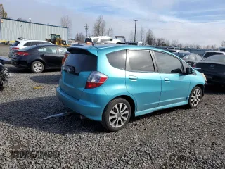 2012 Honda Fit Sport with VIN JHMGE8H50CC011158, listed as a Copart auction lot 50455395 with 132,151 mi miles and Salvage Title. Bid and sale history available at carsss.com. Image 3.