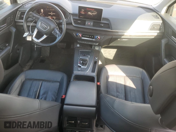 2020 Audi Q5 Premium Plus with VIN WA1BNAFY4L2035575, listed as a Copart auction lot 47128905 with 104,920 mi miles and Salvage Title. Bid and sale history available at carsss.com. Image 8.