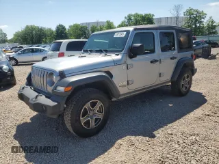 2019 Jeep Wrangler Unlimited Sport S with VIN 1C4HJXDGXKW556946, listed as a Copart auction lot 63013645 with 125,474 mi miles and Clean title. Bid and sale history available at DreamBid. Image 1.