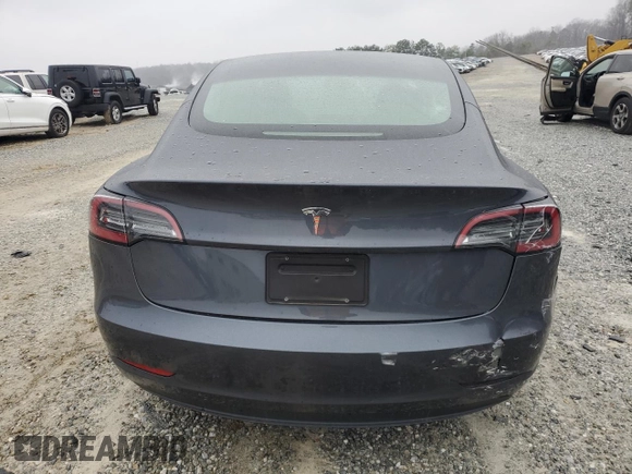 2023 Tesla Model 3 with VIN 5YJ3E1EA4PF641279, listed as a Copart auction lot 46031405 with 35,578 mi miles and Salvage Title. Bid and sale history available at DreamBid. Image 6.