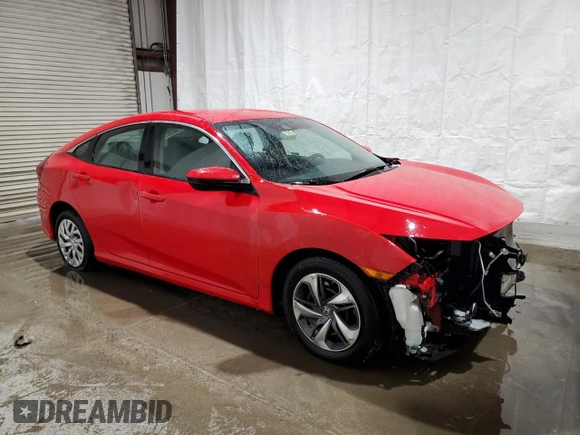 2020 Honda Civic LX with VIN 2HGFC2F60LH520029, listed as a Copart auction lot 46034735 with 93,930 mi miles and Clean Title. Bid and sale history available at DreamBid. Image 4.