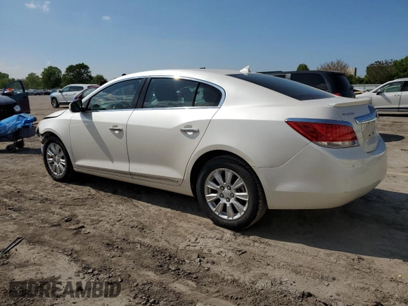 2012 Buick LaCrosse Premium 1 with VIN 1G4GD5GR0CF307475, listed as a Copart auction lot 56860665 with 111,947 mi miles and Salvage title. Bid and sale history available at DreamBid. Image 2.