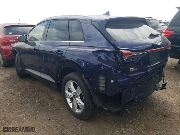 2023 Audi Q4 e-tron Prestige with VIN WA1M2BFZ2PP021473, listed as a Copart auction lot 69072534 with 15,129 mi miles and Salvage Title. Bid and sale history available at carsss.com. Image 2.