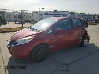 2015 Nissan Note S с VIN 3N1CE2CPXFL416672, выставлен на аукционе Copart как лот 54957215 с пробегом 116 359 миль миль и Списание • Salvage title. История ставок и продаж доступна на DreamBid. Изображение 1.