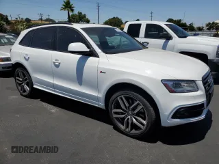 2015 Audi SQ5 Premium Plus with VIN WA1CGAFP2FA090090, listed as a Copart auction lot 62202475 with 148,684 mi miles and Salvage title. Bid and sale history available at DreamBid. Image 4.