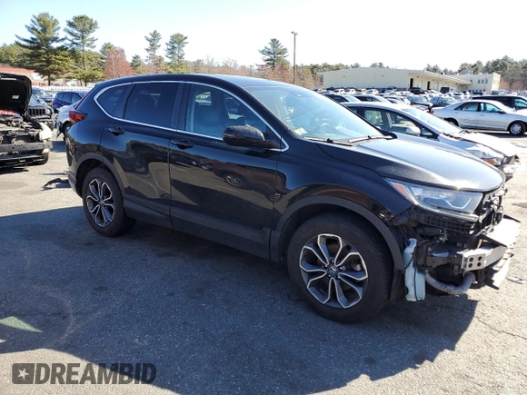 2022 Honda CR-V EX-L with VIN 2HKRW2H88NH612923, listed as a Copart auction lot 52173655 with 102,848 mi miles and Salvage title. Bid and sale history available at DreamBid. Image 4.