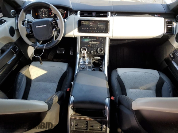 2019 Land Rover Range Rover Sport SVR with VIN SALWZ2SE9KA872333, listed as a Copart auction lot 42719595 with 28,087 mi miles and Clean Title. Bid and sale history available at DreamBid. Image 8.