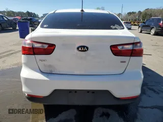 2017 Kia Rio LX with VIN KNADM4A30H6103978, listed as a Copart auction lot 50144875 with 102,408 mi miles and Salvage Title. Bid and sale history available at carsss.com. Image 6.