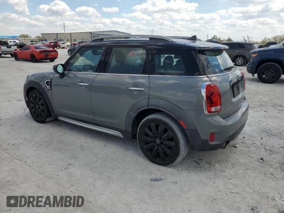 2020 MINI Countryman Cooper S with VIN WMZYW7C00L3M08829, listed as a Copart auction lot 47040025 with 25,490 mi miles and Salvage title. Bid and sale history available at DreamBid. Image 2.