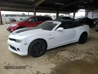 2014 Chevrolet Camaro LT z VIN 2G1FB3D34E9272812, wystawiony jako Copart lot #60438455 z przebiegiem 110 379 mil mil oraz Szkoda całkowita • Salvage title. Historia ofert i sprzedaży dostępna na DreamBid. Obrazek 1.