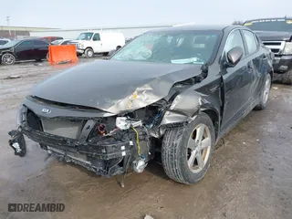 2014 Kia Optima LX with VIN 5XXGM4A74EG333099, listed as a IAAI auction lot 41575804 with 106,674 mi miles. Bid and sale history available at carsss.com. Image 18.