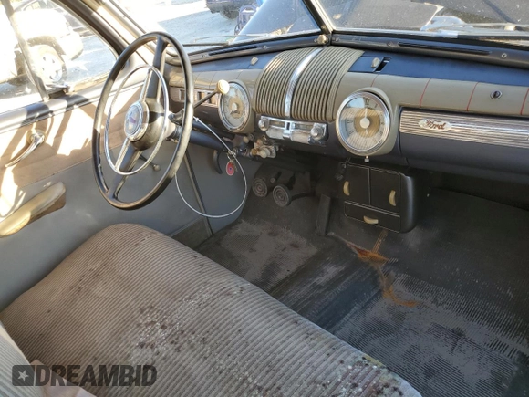 1947 Ford Ocean с VIN 799A1810876, выставлен на аукционе Copart как лот 80638174 с пробегом 85 726 миль миль и Списание • Salvage title. История ставок и продаж доступна на DreamBid. Изображение 8.