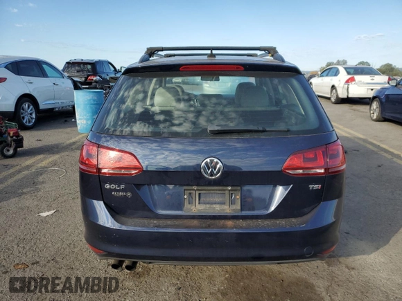 2016 Volkswagen Golf SportWagen TSI S with VIN 3VWC17AU4GM508304, listed as a Copart auction lot 75127564 with 153,980 mi miles and Clean Title. Bid and sale history available at carsss.com. Image 6.