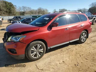 2017 Nissan Pathfinder S with VIN 5N1DR2MN4HC637682, listed as a Copart auction lot 46925335 with 116,934 mi miles and Non Repairable. Bid and sale history available at DreamBid. Image 1.