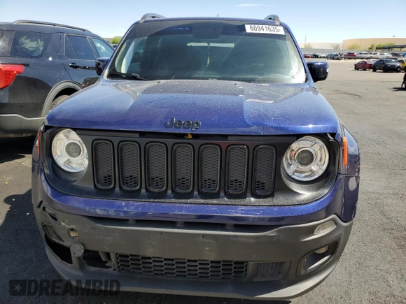 2018 Jeep Renegade Altitude with VIN ZACCJBBB4JPH39808, listed as a Copart auction lot 60941635 with 64,073 mi miles and Salvage title. Bid and sale history available at DreamBid. Image 5.