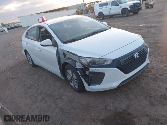 2017 Hyundai Ioniq Blue z VIN KMHC65LC2HU050185, wystawiony jako IAAI lot #42071522 z przebiegiem 105 186 mil mil oraz . Historia ofert i sprzedaży dostępna na DreamBid. Obrazek 1.