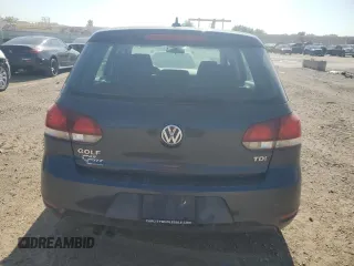 2013 Volkswagen Golf TDI with VIN WVWDM7AJ7DW092247, listed as a Copart auction lot 56038405 with 119,515 mi miles and Salvage title. Bid and sale history available at DreamBid. Image 6.