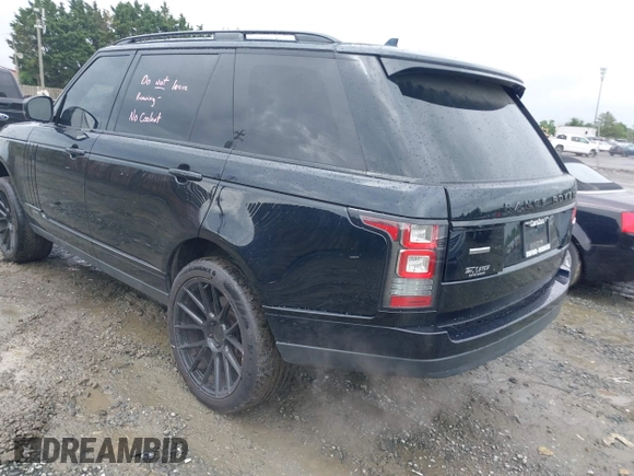 2016 Land Rover Range Rover Supercharged z VIN SALGS3EF7GA299281, wystawiony jako IAAI lot #40481154 z przebiegiem 92 123 mil mil oraz . Historia ofert i sprzedaży dostępna na DreamBid. Obrazek 3.
