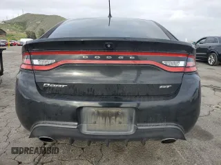 2015 Dodge Dart GT with VIN 1C3CDFEB4FD123661, listed as a Copart auction lot 51267505 with 100,535 mi miles and Salvage Title. Bid and sale history available at carsss.com. Image 6.