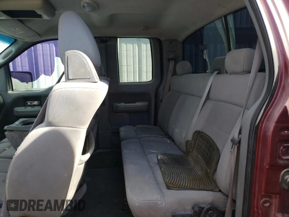 2006 Ford F-150 STX with VIN 1FTRX14W26KD78017, listed as a Copart auction lot 46853235 with 196,436 mi miles and Salvage Title. Bid and sale history available at carsss.com. Image 10.