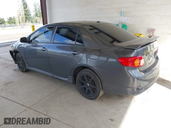 2009 Toyota Corolla with VIN 1NXBU40E29Z028660, listed as a IAAI auction lot 42025186 with 218,285 mi miles. Bid and sale history available at carsss.com. Image 3.