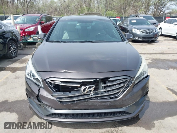 2015 Hyundai Sonata Sport with VIN 5NPE34AB7FH127912, listed as a IAAI auction lot 41918678 with 38,104 mi miles and . Bid and sale history available at carsss.com. Image 12.