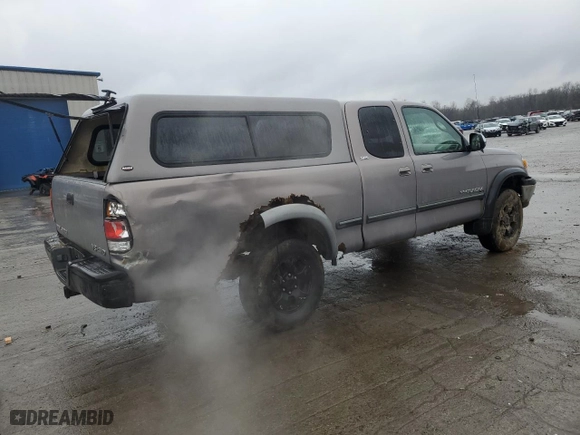 2000 Toyota Tundra SR5 with VIN 5TBBT4412YS108390, listed as a Copart auction lot 52631775 with 166,137 mi miles and Salvage Title. Bid and sale history available at carsss.com. Image 3.